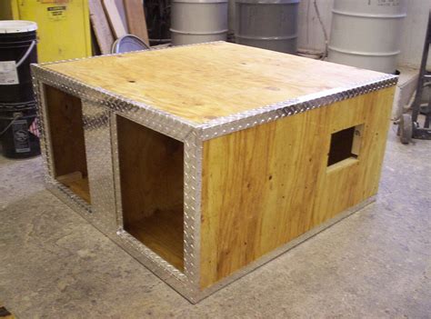 homemade truck dog box plans